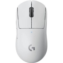 Logitech PRO X SUPERLIGHT Wireless Gaming Mouse - Ultra-Lightweight Optical Wireless Gaming Mouse in White - Unleash Your Gaming